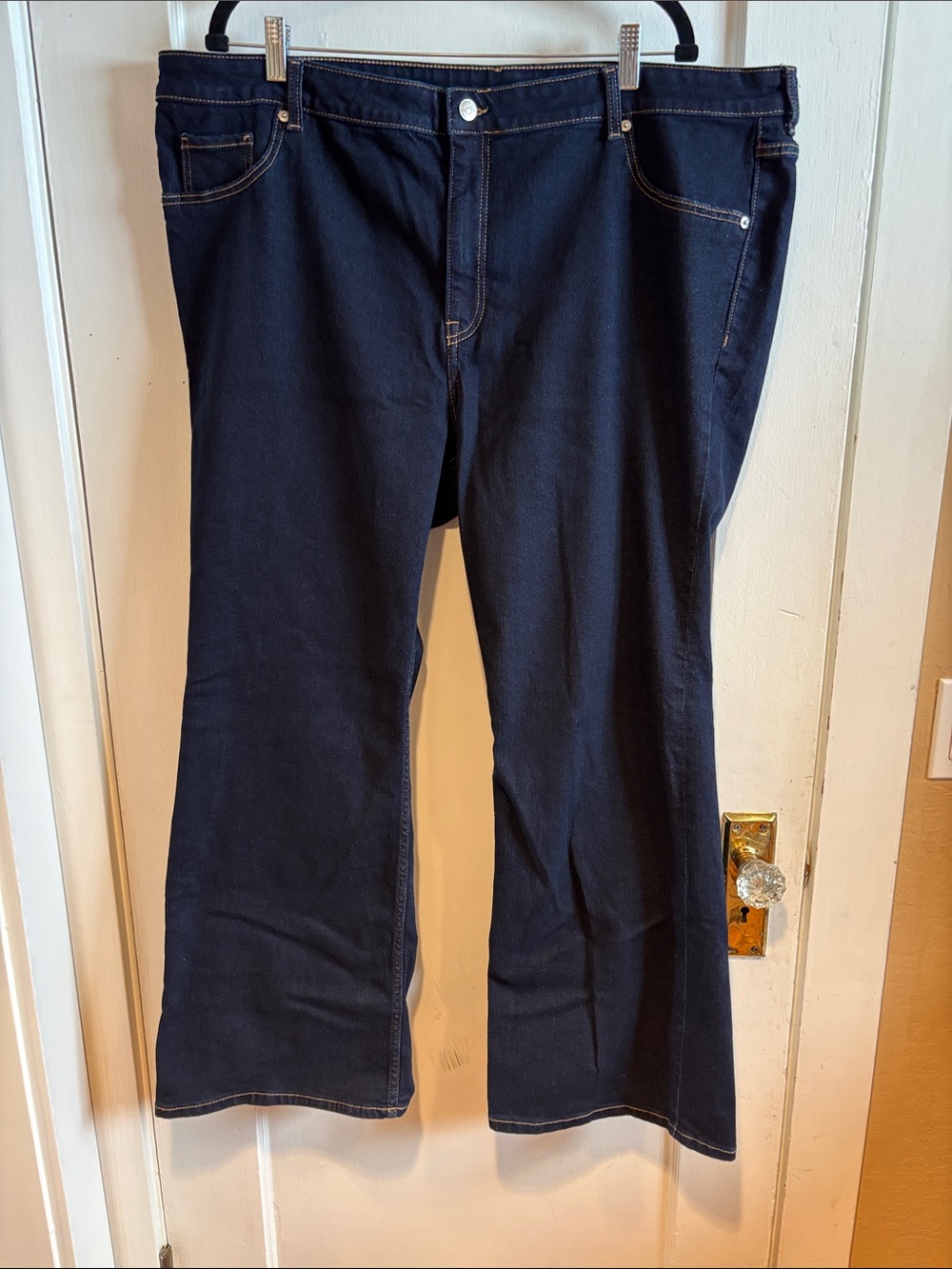 H&M Navy Bootcut Stretch Jeans 24